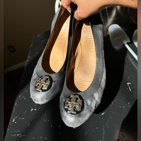 Tory Burch Claire Elastic Ballet Size 9.5 Black - Picture 14 of 14